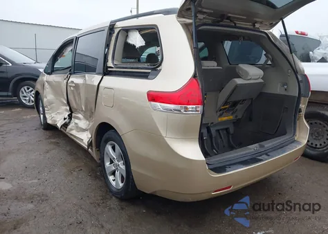 2011 Toyota Sienna Le V6 from USA, damaged, VIN 5TDKK3DC0BS003599